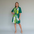 Botanical Shirt Dress
